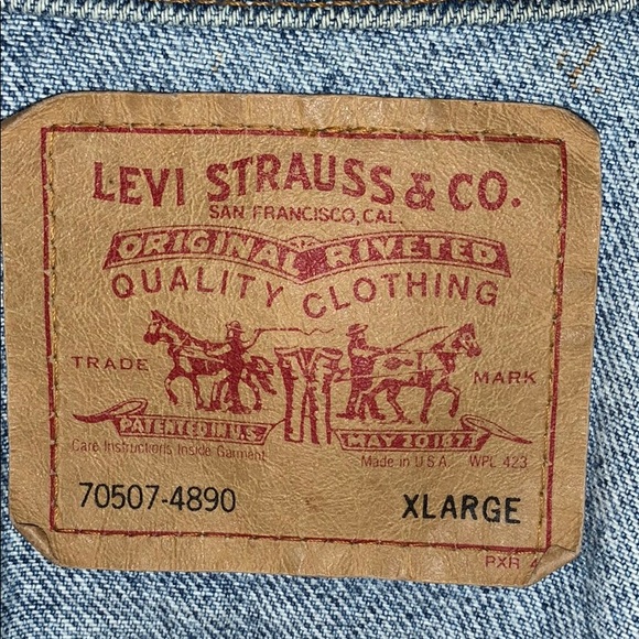 VINTAGE Levi Jean Jacket - Picture 2 of 4
